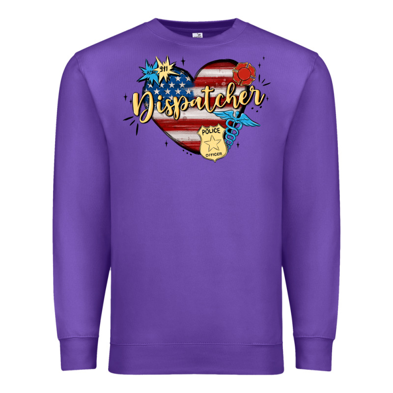 911 Dispatcher Premium Sweatshirt by MaliasSmallBusiness | Teevron