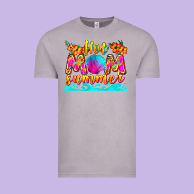 Hot Mom Summer Vintage Tee Designed By Zillion Design Studio