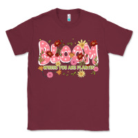 Burgundy bloom where you are planted Classic Tee - JahusDesignShop