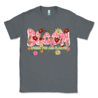 Charcoal Heather bloom where you are planted Classic Tee - JahusDesignShop
