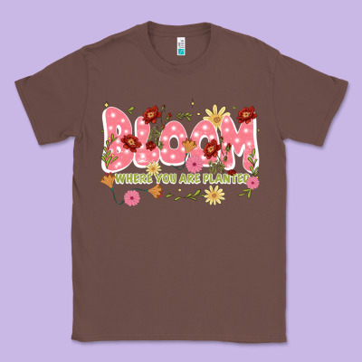 Bloom Where You Are Planted Classic Tee Designed By Jahusdesignshop