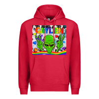 Cardinal LGBTQ Gaylien Tumbler Premium Hoodie - BundleAndBundleShop