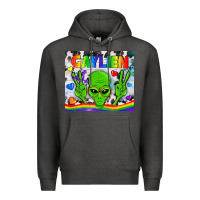 Charcoal Heather LGBTQ Gaylien Tumbler Premium Hoodie - BundleAndBundleShop