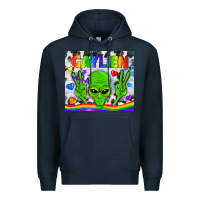 Navy LGBTQ Gaylien Tumbler Premium Hoodie - BundleAndBundleShop