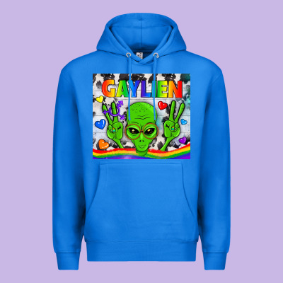 Lgbtq Gaylien Tumbler Premium Hoodie Designed By Bundleandbundleshop