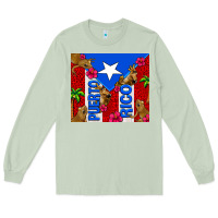 Matcha puerto rico coqui leopard Long Sleeve Tee - AdoDesignShop