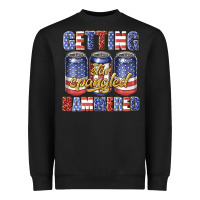 Black getting star spangled hammared Heavyweight Sweatshirt - texasbilliewilder