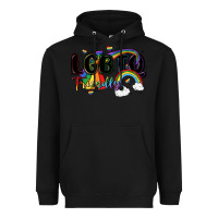 Black lgbtq  friendly Heavyweight Hoodie - MaliasSmallBusiness