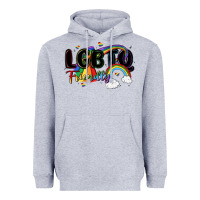 Heather Grey lgbtq  friendly Heavyweight Hoodie - MaliasSmallBusiness