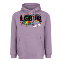 Lavender lgbtq  friendly Heavyweight Hoodie - MaliasSmallBusiness