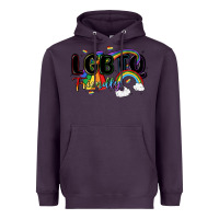 Plum lgbtq  friendly Heavyweight Hoodie - MaliasSmallBusiness
