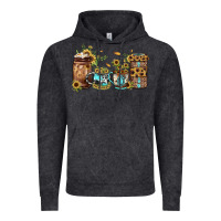 Sunflower Gemstone Coffee Vintage Hoodie | Teevron