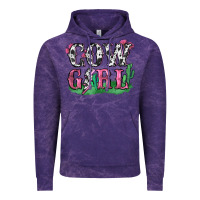 Cloud Purple cowgirl lightning bolt Vintage Hoodie - Zillion Design Studio