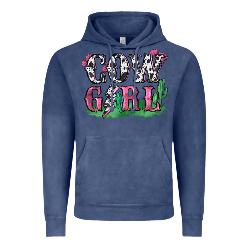 Cowgirl Lightning Bolt Vintage Hoodie by Zillion Design Studio | Teevron