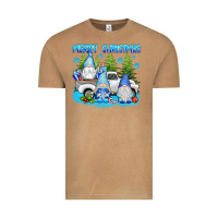 Vintage Camel merry christmas gnomies Vintage Tee - texasbilliewilder