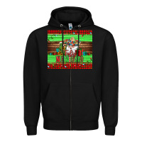 Black feliz navidad spanish christmas santa tumbler Zipper Hoodie - Jasminsmagicworld