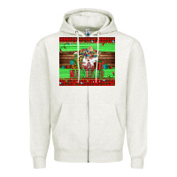 Oatmeal Heather feliz navidad spanish christmas santa tumbler Zipper Hoodie - Jasminsmagicworld