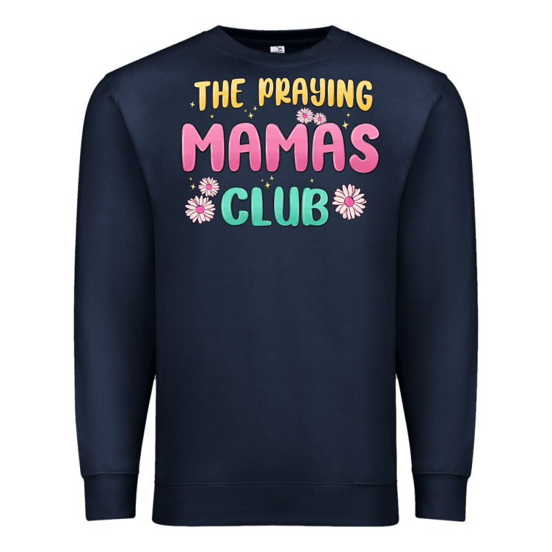 The Praying Mamas Club Premium Sweatshirt by MaliasSmallBusiness | Teevron