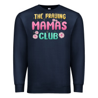 Navy the praying mamas club Premium Sweatshirt - MaliasSmallBusiness
