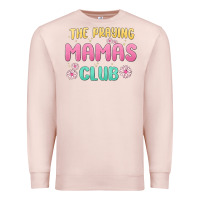 Pale Pink the praying mamas club Premium Sweatshirt - MaliasSmallBusiness