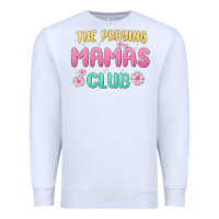 White the praying mamas club Premium Sweatshirt - MaliasSmallBusiness
