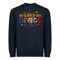 Navy god shed his grace on thee Heavyweight Sweatshirt - texasbilliewilder