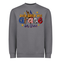 Storm god shed his grace on thee Heavyweight Sweatshirt - texasbilliewilder