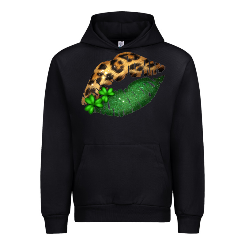 St. Patricks Day Leopard Lips Urban Hoodie by Bettercallsaul | Teevron