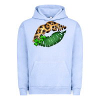 Pigment Grape Ice St. Patricks Day Leopard Lips Urban Hoodie - Bettercallsaul