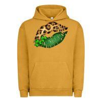 Pigment Peanut Butter St. Patricks Day Leopard Lips Urban Hoodie - Bettercallsaul
