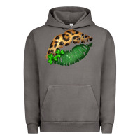 Pigment Tornado St. Patricks Day Leopard Lips Urban Hoodie - Bettercallsaul