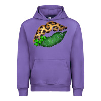Tulip St. Patricks Day Leopard Lips Urban Hoodie - Bettercallsaul