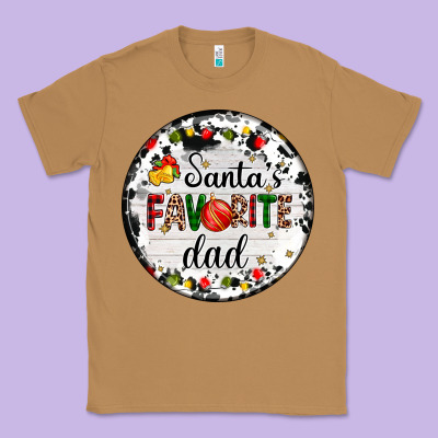 Christmas  Santas Favourite Classic Tee Designed By Adodesignshop
