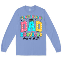 Colony Blue forget the grad mom survived class of 2024 Long Sleeve Tee - JahusDesignShop