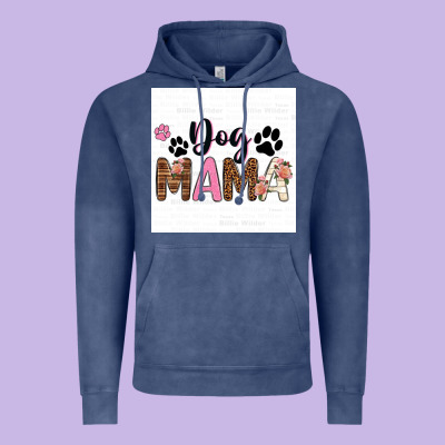 Dog Mama  Texas Billie Wilder Filigran. Vintage Hoodie Designed By Texasbilliewilder