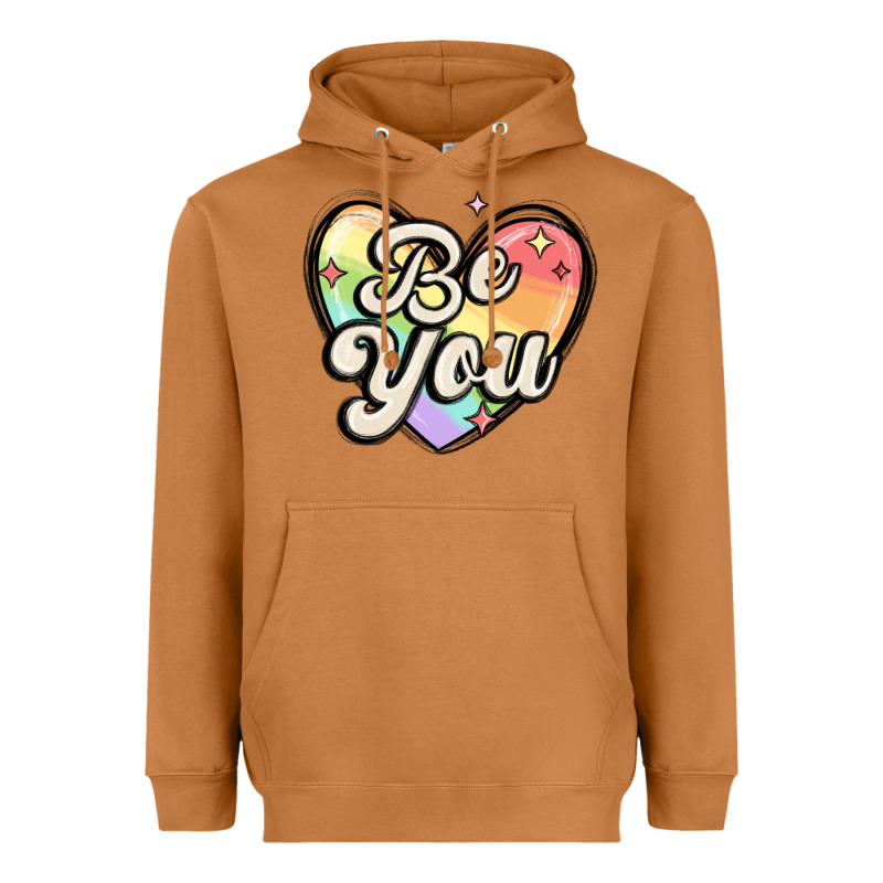 Be You Heavyweight Hoodie by MaliasSmallBusiness | Teevron