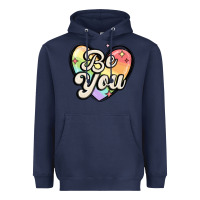 Navy be you Heavyweight Hoodie - MaliasSmallBusiness