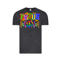 Vintage Black proud mom lgbt Vintage Tee - Zillion Design Studio