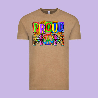 Proud Mom Lgbt Vintage Tee Designed By Zillion Design Studio
