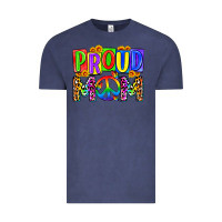Vintage Denim proud mom lgbt Vintage Tee - Zillion Design Studio