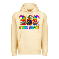Pina Colada LGBTQ Free Hugs Gnomes Premium Hoodie - BundleAndBundleShop