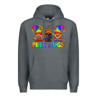 Rock LGBTQ Free Hugs Gnomes Premium Hoodie - BundleAndBundleShop