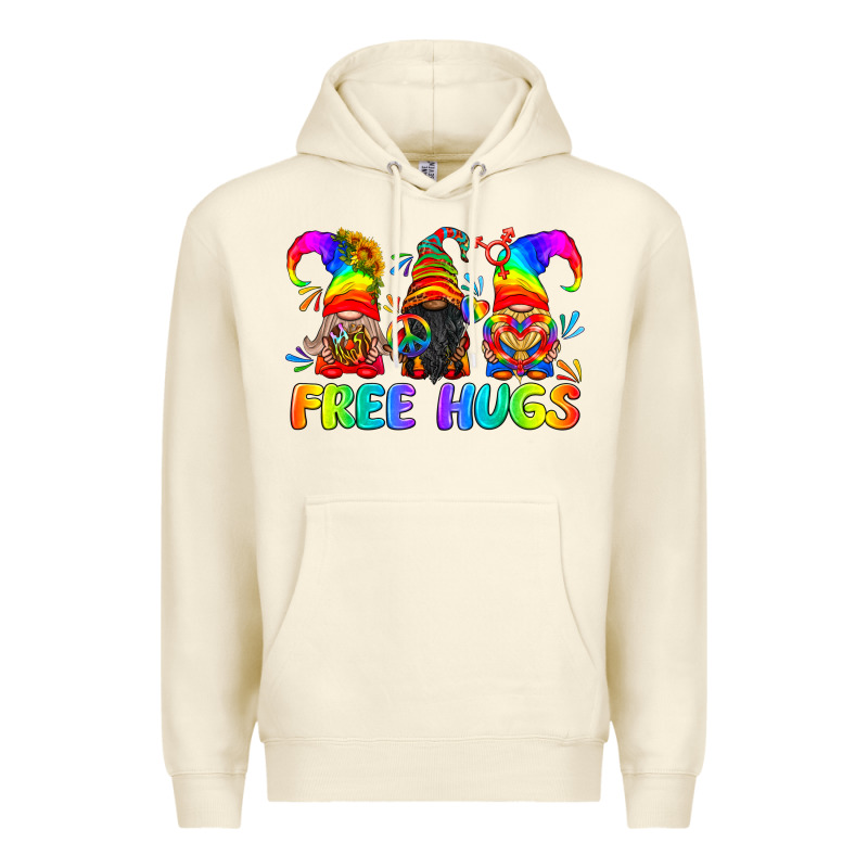 Lgbtq Free Hugs Gnomes Premium Hoodie by BundleAndBundleShop | Teevron