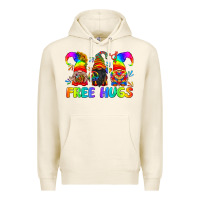 Tofu LGBTQ Free Hugs Gnomes Premium Hoodie - BundleAndBundleShop