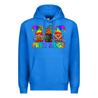 True Royal LGBTQ Free Hugs Gnomes Premium Hoodie - BundleAndBundleShop