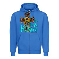 True Royal he has risen Zipper Hoodie - JahusDesignShop