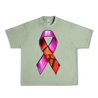 Oil Green Breast Cancer Ribbon Basketball Urban Heavy Tee - texasbilliewilder