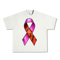Pistachio Breast Cancer Ribbon Basketball Urban Heavy Tee - texasbilliewilder