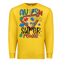 Lemon autism is my super power Premium Sweatshirt - MaliasSmallBusiness