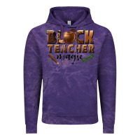 Cloud Purple black teacher magic melanin male teacher Vintage Hoodie - texasbilliewilder